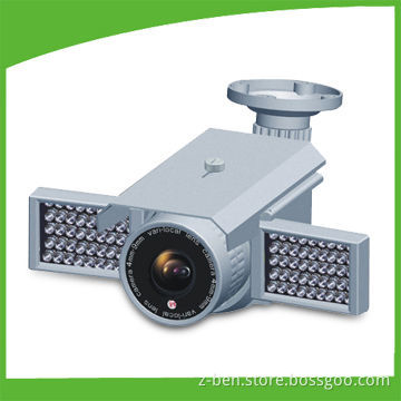 Color CCD Camera with Up to 600TVL High Resolution, 360° Rotating Bracket and Concealed Cable